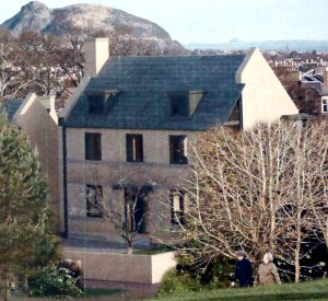 One of the large houses proposed to be built on the open lawn