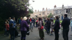 gathered at the start