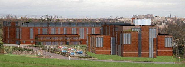 massive apartment blocks